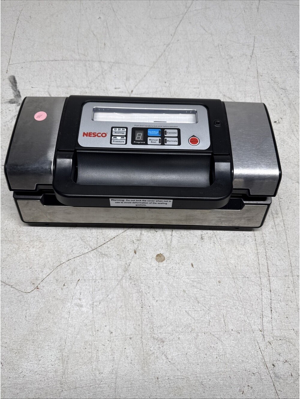 Nesco Deluxe Electric Vacuum Sealer VS-12 Silver Food Preservation | TESTED